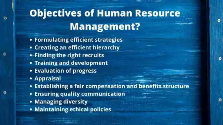 what-are-the-objectives-of-human-resource-management