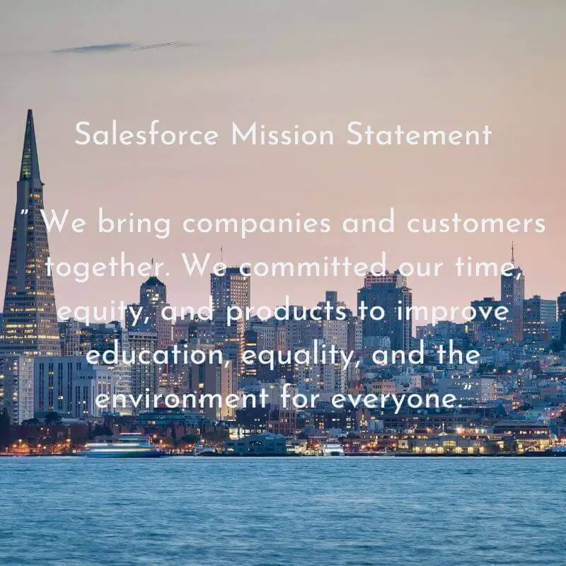 Salesforce Mission Statement HD text Image Download