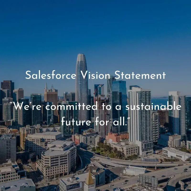Salesforce Vision Statement HD Text image Download